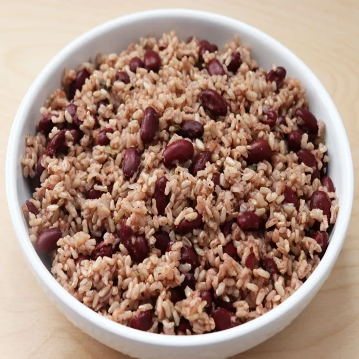 Vegetarian Gluten-Free Jamaican Instant Pot Rice and Beans — Jamaican recipe