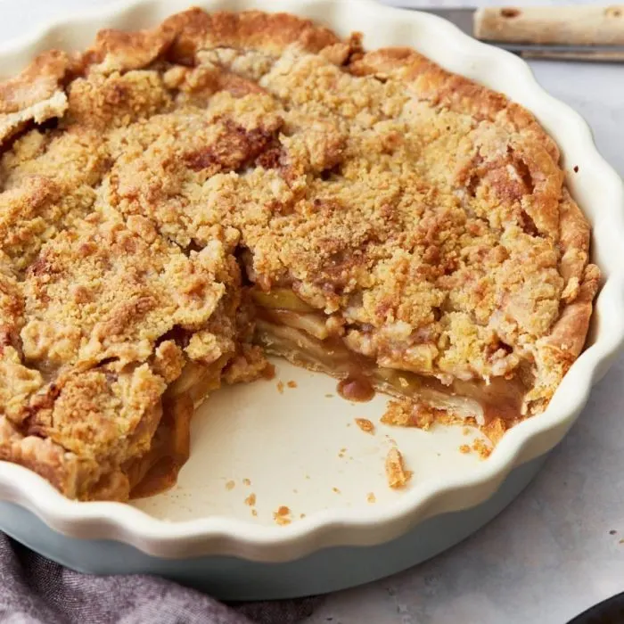 Vegetarian Nut-Free Dutch Apple Pie — Netherlands recipe