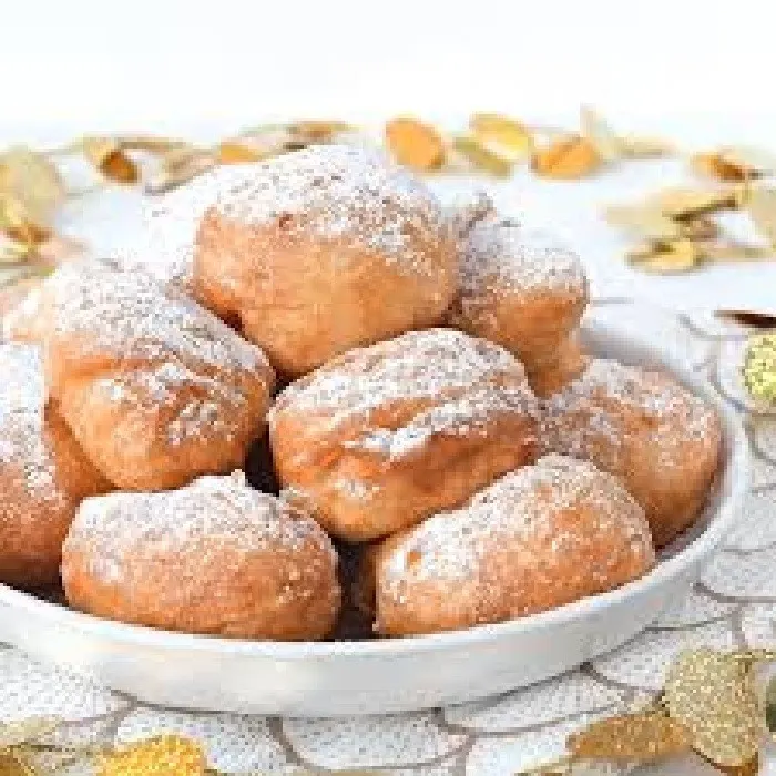 Vegetarian Nut-Free Dutch doughnuts