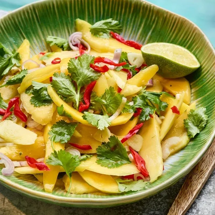 Vegan Vegetarian Mango chow