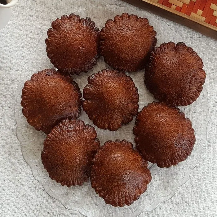Vegan Vegetarian Handesh – Bangladeshi rice flour and date molasses cakes