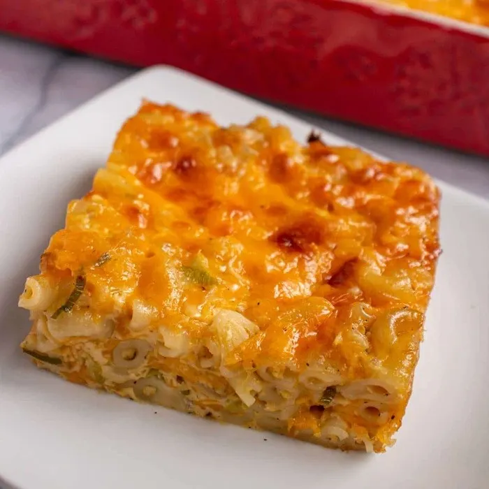 Vegetarian Nut-Free Macaroni Pie
