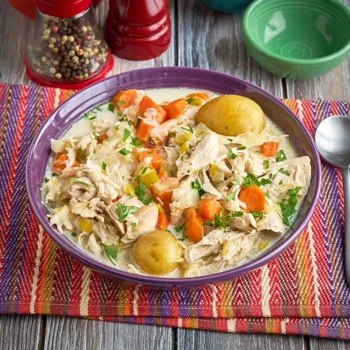 Gluten-Free Nut-Free Belgian Waterzooi Chicken