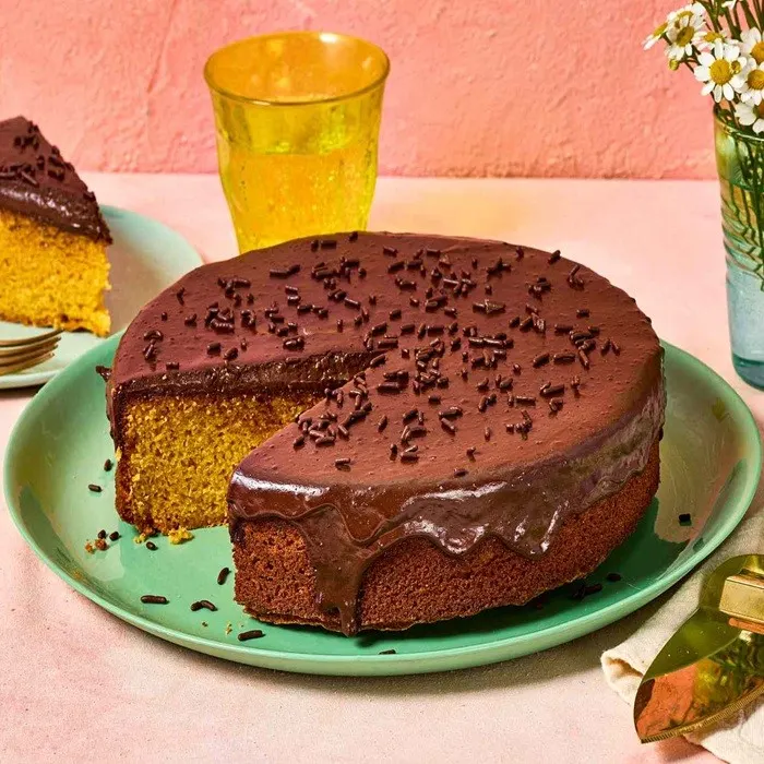 Vegetarian Nut-Free Brazilian carrot cake