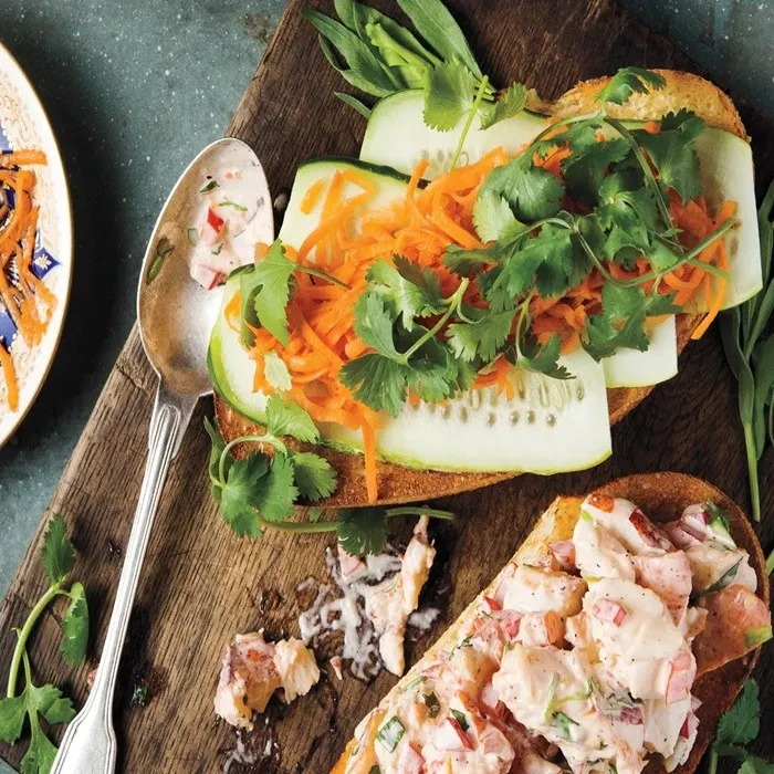 Dairy-Free Nut-Free Num Pang – Cambodian Baguette Sandwich