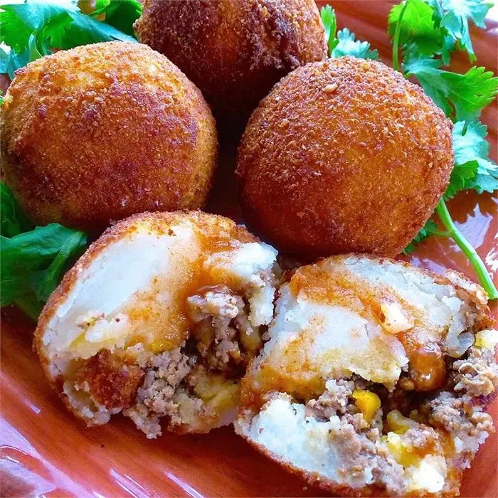 Nut-Free Shellfish-Free Colombian Style Stuffed Potatoes