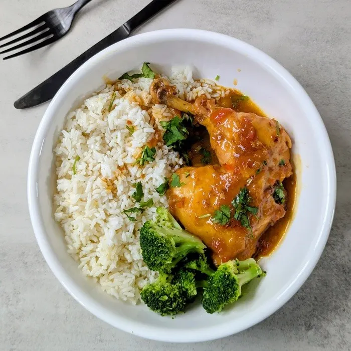 Gluten-Free Nut-Free Chicken in Orange Sauce Recipe (Pollo a la Naranja)